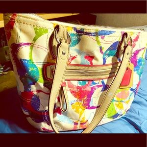 Coach colorful Large shoulder bag